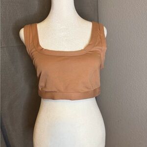 Women's Beige Sports Bra by Yitty.  NWT